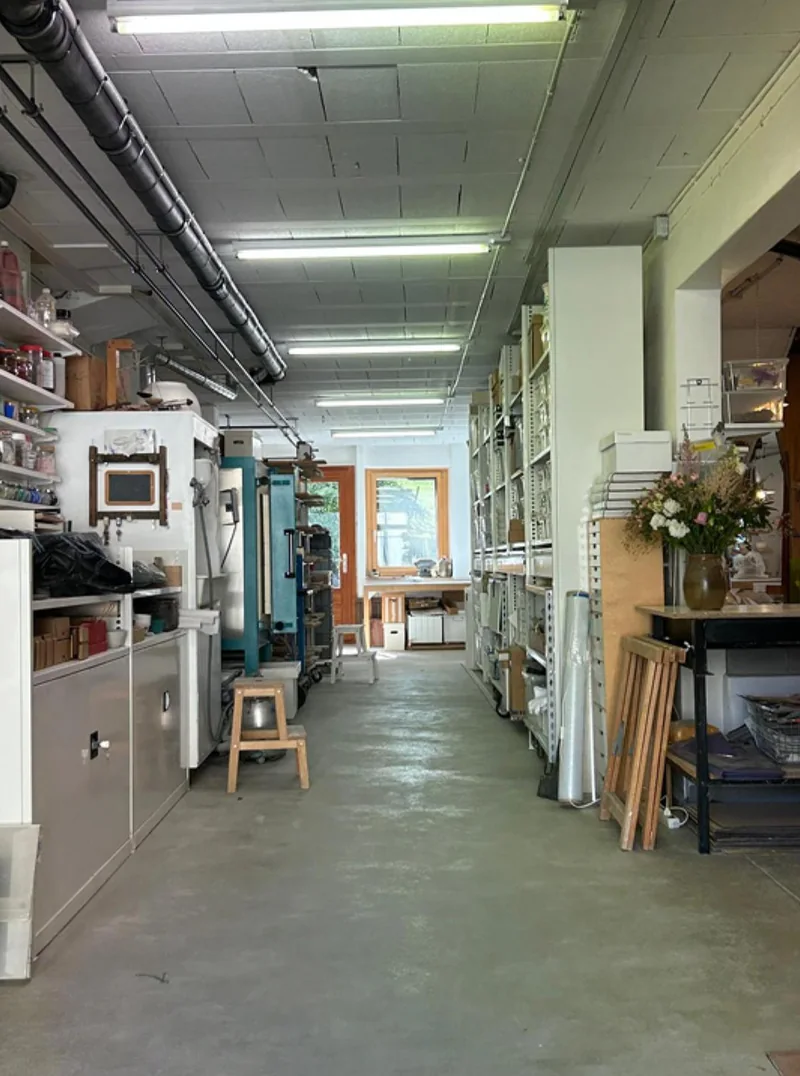 Atelier de céramique à Juriens, vue 1