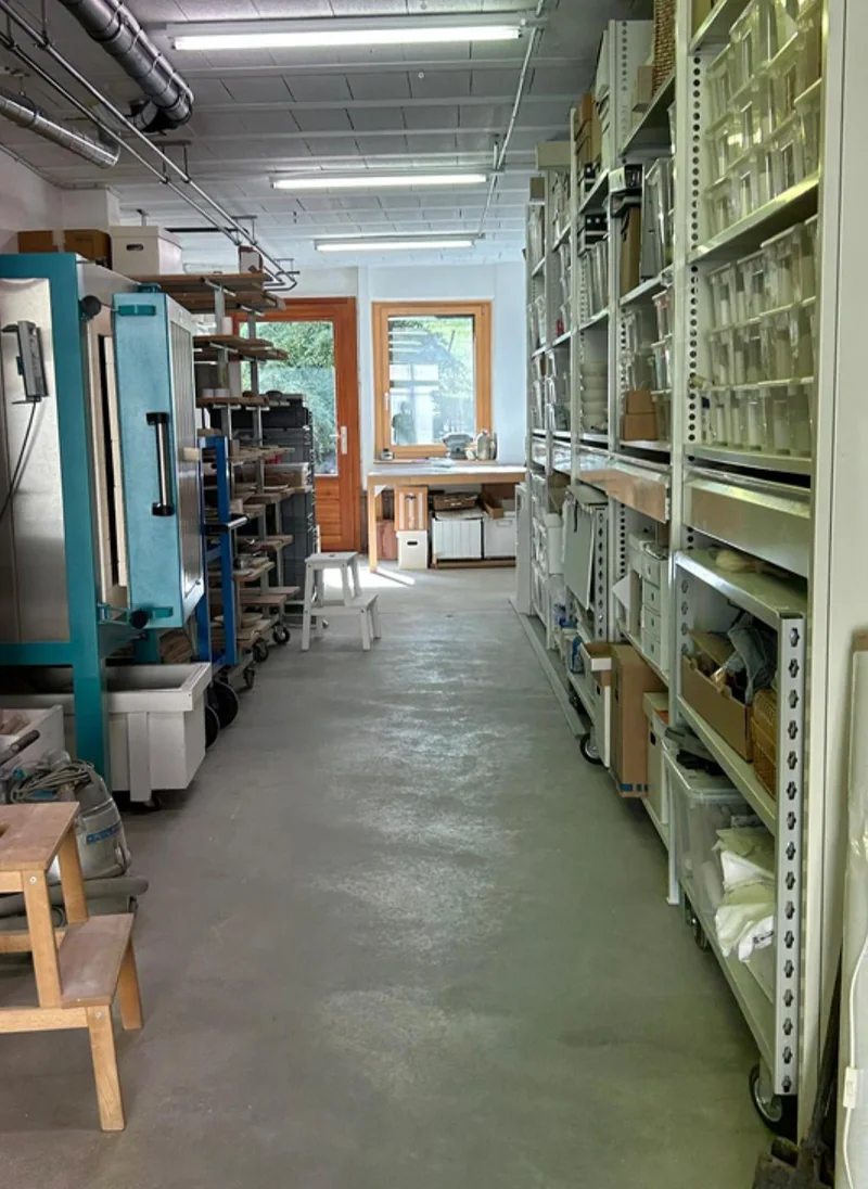 Atelier de céramique à Juriens, vue 2