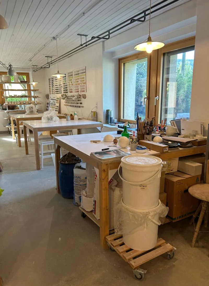 Atelier de céramique à Juriens, vue 3